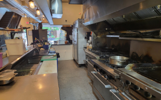 Updated Cafe on Busy Restaurant Row