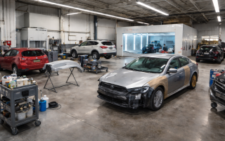 Auto Body Facility w/ Grandfathered Paint Booth