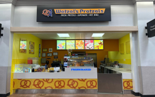 Wetzel's Pretzels Franchise inside Walmart