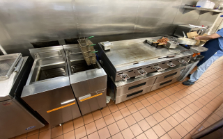 Hamburger Restaurant in Affluent Neighborhood