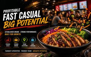TURNKEY High-Visibility Fast-Casual Franchise 