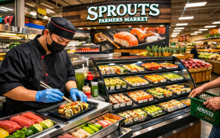 No Rent Sushi Kiosk Inside High Traffic Sprouts