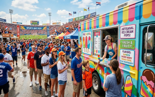 Ice Cream Pops Truck, For Large Events, Lucrative