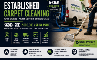 5-Star Carpet Cleaning | Premium Equipment | Strong Referrals