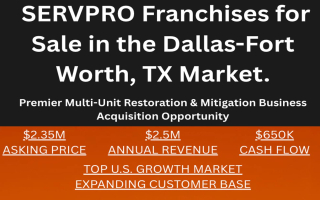 SERVPRO Franchises for Sale in the Dallas-Fort Worth, TX 