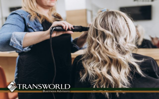 20  Hair Salon in Busy Plaza with Great Anchors