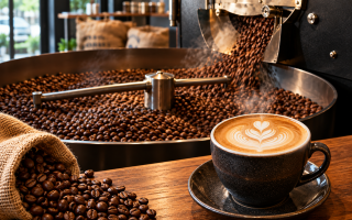 Raleigh Coffee Shop for Sale with Roaster and Patio Seating