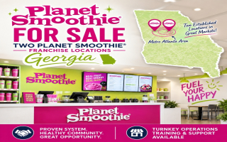 Georgia - Profitable Two-Unit Planet Smoothie Franchise FOR SALE.
