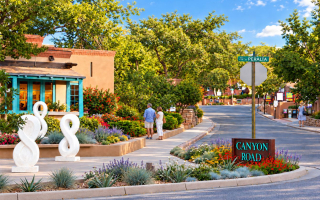 Successful Contemporary Art Gallery and Prime Canyon Road Real Estate