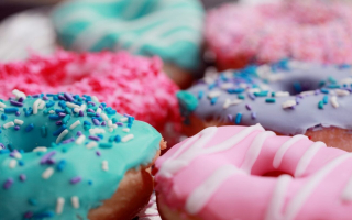 Profitable and tea and donut store-seller absentee
