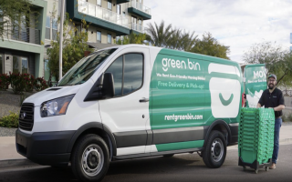 Green Bin Eco-Friendly Moving Bins Rental Business