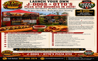 Launch Your Own J-Dogs + Otto's Pizza Stix Biz