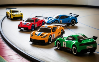 Portable Party Biz, 28’ RC Car Trailer Track