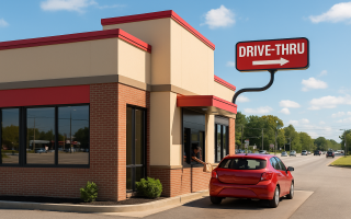Rare Bald Hill Rd Drive-Thru QSR Fast Food Restaurant for Sale!