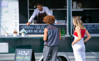 Eye-Catching Mobile Creperie with Custom Kitchen