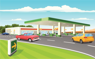 Corporate Branded Gas Station for Sublease 