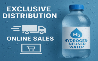 Hydrogen Water Exclusive Distribution w/ e-Commerc