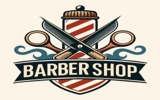 15 year old barber shop in busy downtown location