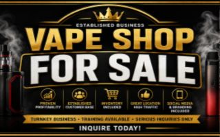 Vape Store - Owner Operated - Inventory Included - Will Train!