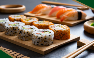 Thriving Sushi Restaurant