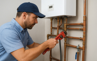 Thriving Plumbing, Heating & Air Conditioning Bus.